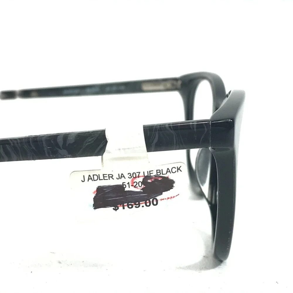 Jonathan Adler Eyeglasses Frames JA307UF Black Gray Marble Cat Eye 51-20-140